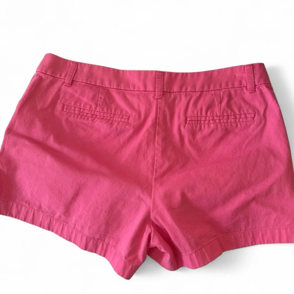J.Crew Pink Cotton Chino Shorts Size 14 Preppy Summer - Picture 6 of 8